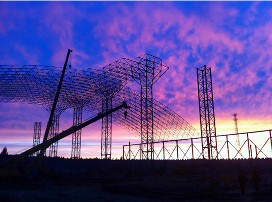 白银网架工程结构